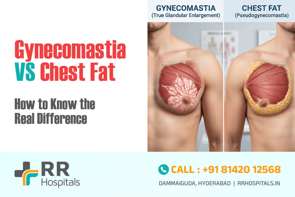 Gynecomastia vs Chest Fat: How to Know the Real Difference