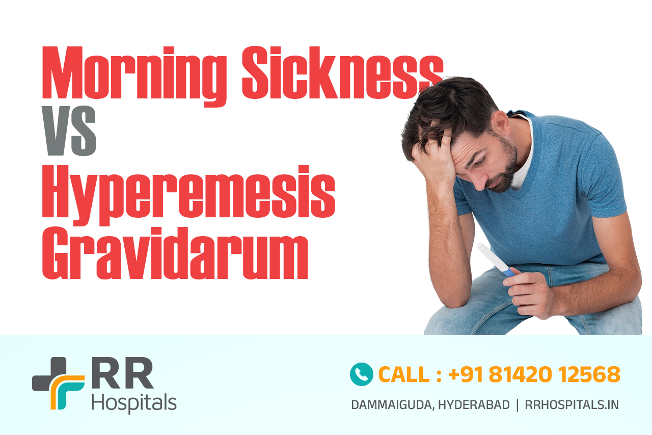 Morning sickness vs hyperemesis gravidarum