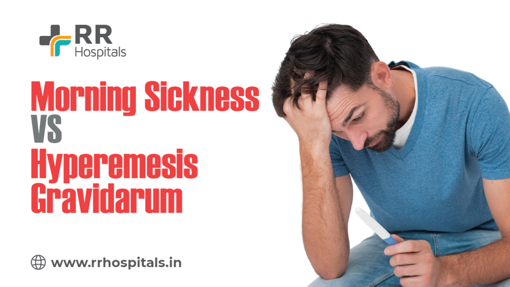 Morning sickness vs hyperemesis gravidarum